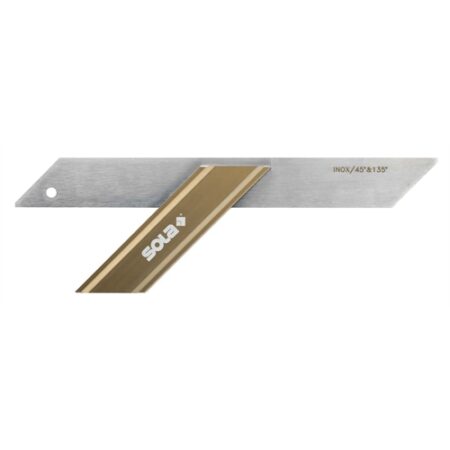 SOLA GWB 300 SZÖGVONALZÓ ROZSDAMENTES, 300X110MM