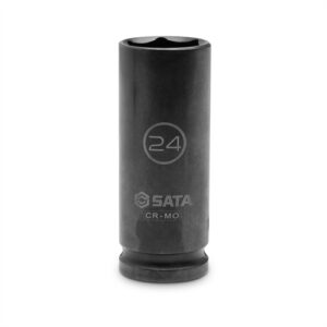 SATA GÉPI HOSSZÚ DUGÓKULCS 1/2" 24MM VÉKONY FALÚ