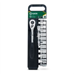 SATA DUGÓKULCS KÉSZLET 1/2" 10-22MM 13 RÉSZES