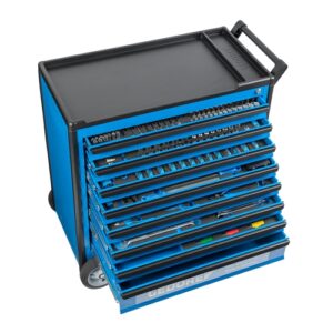 GEDORE SZERSZÁMKOCSI 8 FIÓKKAL, 466 RÉSZES SZERSZÁMKÉSZLETTEL (2005 XL-S-466)