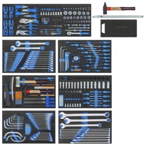 GEDORE AGRAR PROFI SZERSZÁMKÉSZLET CHECK-TOOL MODULOKBAN, 306 RÉSZES (S-306)