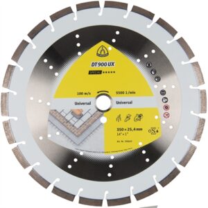 KLINGSPOR GYÉMÁNT VÁGÓKORONG, 450 X 3.6 X 25.4 MM 30 SZEGMENS DT 900 UX SPECIAL