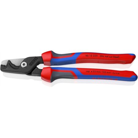 KNIPEX STEPCUT XL, KÁBELVÁGÓ OLLÓ LÉPCSŐS VÁGÁSSAL