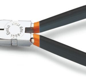 1009 160 Extra hosszú, félkerekcsőrű műszerészfogó kétrétegű csúszásmentes PVC-bevonattal  BETA 1009/160