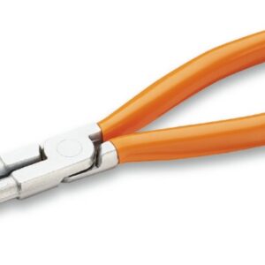 1034L 90°-os hajlított hosszúcsőrű Seeger-fogó, krómozott, PVC-bevonatú nyéllel BETA 1034L