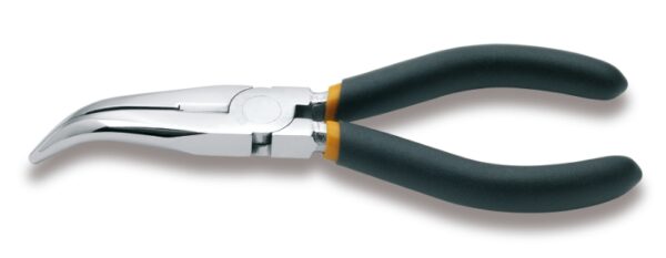 1168 200 Hajlított extra hosszú félkerekcsőrű fogó PVC-bevonattal BETA 1168K 200