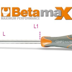 1299PZ 1 Csavarhúzó Pozidriv®- és Supadriv®-csavarokhoz BETA 1299PZK 1