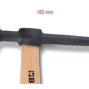 1351 Karosszériakalapács, kerek lapos fejjel, fanyéllel BETA 1351