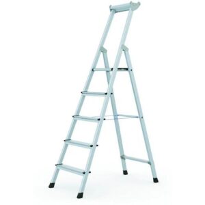 ZARGES XLSTEP ELOXÁLT, SZEGECSELT LÉPCSŐFOKOS ÁLLÓLÉTRA 1X10 (Z600)