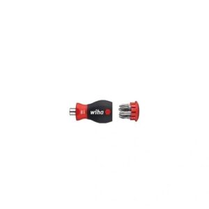 WIHA CSAVARHÚZÓ BITTÁRRAL MÁGNESES PHILLIPS, POZIDRIV 6 BITTEL, STUBBY, 1/4" (10379)