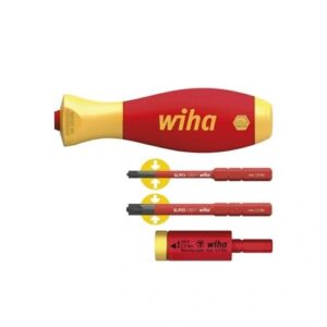 WIHA EASYTORQUE ELECTRIC ADAPTER NYOMATÉKKÉSZLET 2.0 NM SLIMVARIO TARTÓVAL ÉS SL/PZ SLIMBITEKKEL 4 RÉSZES (41477)
