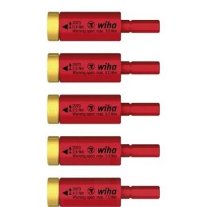 WIHA EASYTORQUE ELECTRIC NYOMATÉK ADAPTER KÉSZLET SLIMBITEKHEZ ÉS SLIMVARIO TARTÓHOZ 5 RÉSZES (41479)