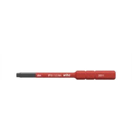 WIHA SLIMBIT ELECTRIC BIT TORX PLUS 15IP X 75 MM (43149)
