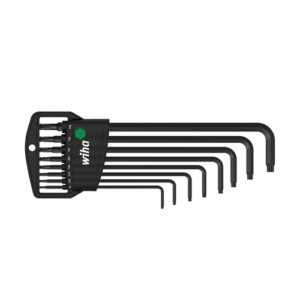 WIHA TORXKULCS KÉSZLET CLASSIC TARTÓBAN TORX GÖMBFEJŰ 8 RÉSZES FEKETE OXIDÁLT (32394)