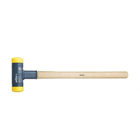 WIHA CSERÉLHETŐ FEJŰ KALAPÁCS, VISSZAÜTÉSMENTES HICKORY FANYÉLLEL, KEREK KALAPÁCSFEJJEL 40, 375 MM (02095)