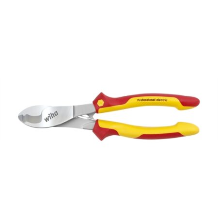 WIHA PROFESSIONAL ELECTRIC KÁBELVÁGÓ BE- ÉS KIKAPCSOLHATÓ NYITÓRUGÓVAL 210 MM, 8 1/4" (43662)