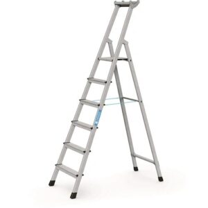 ZARGES SZEGECSELT LÉPCSŐS ÁLLÓLÉTRA ELOX 1.49M 1X6 XLSTEP S