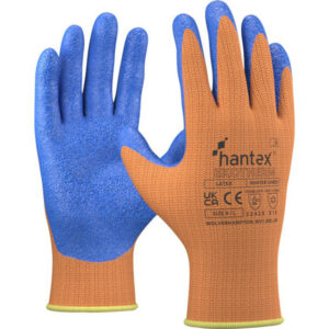 HANTEX HI-VIS LATEXMÁRTOTT TÉLI KESZTYŰ
