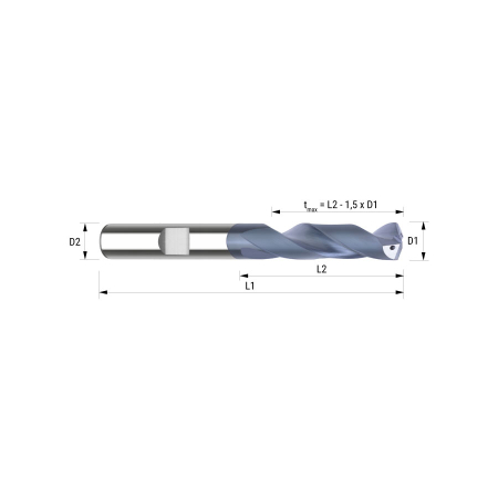 75212810 D12,8 3D IC HB VAROCON keményfém fúró