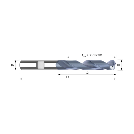 75305800 D5,8 5D IC HA VAROCON keményfém fúró